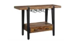 1 Drawer Wine Console - Image 2