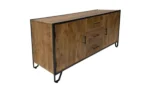 2 DOOR 3 DRAWER SIDEBOARD - Image 4