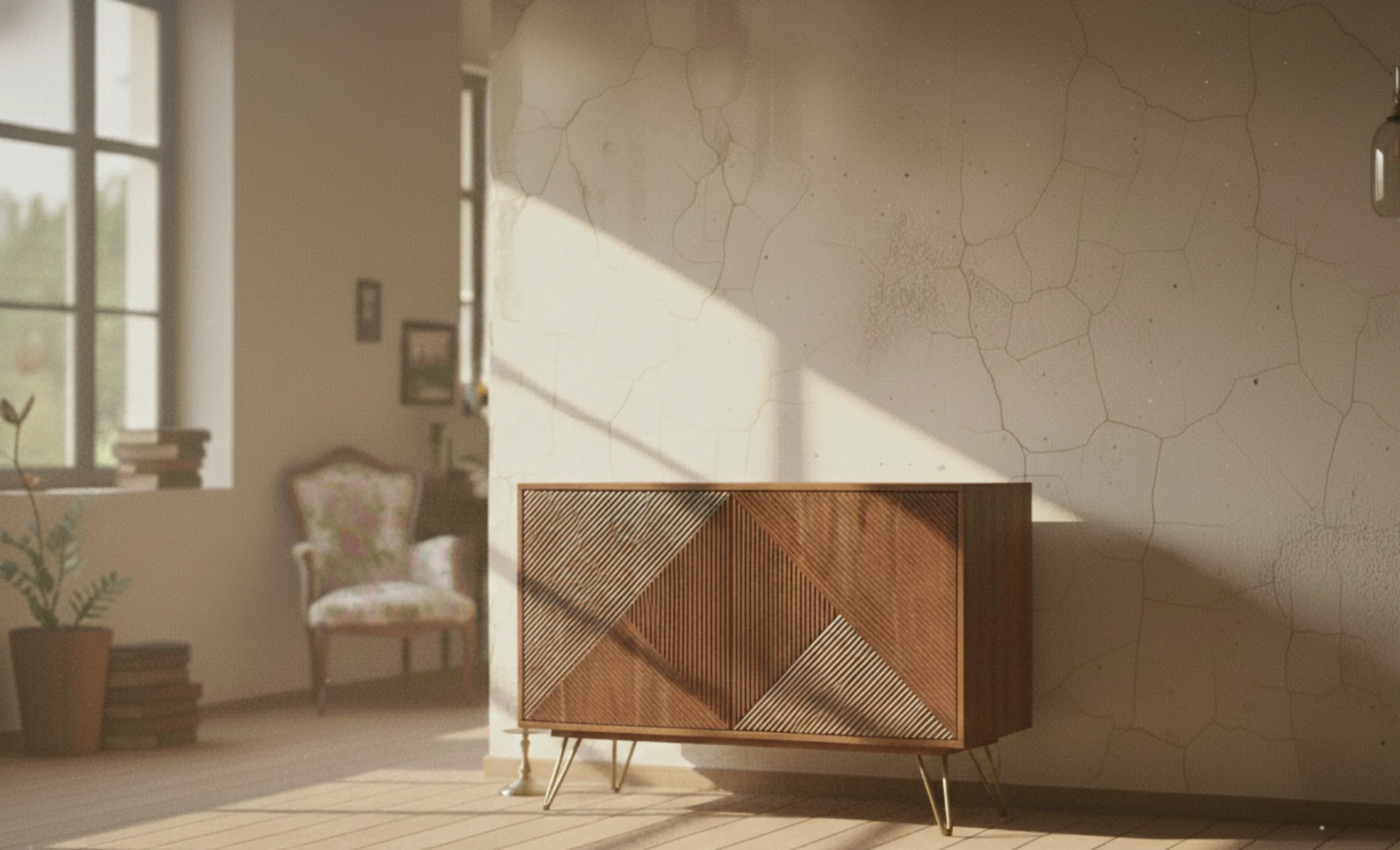 2 Door Cabinet (KBAR074) 2 Door Cabinet - Image 1