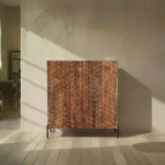 Wooden 2 Door Bar Cabinet