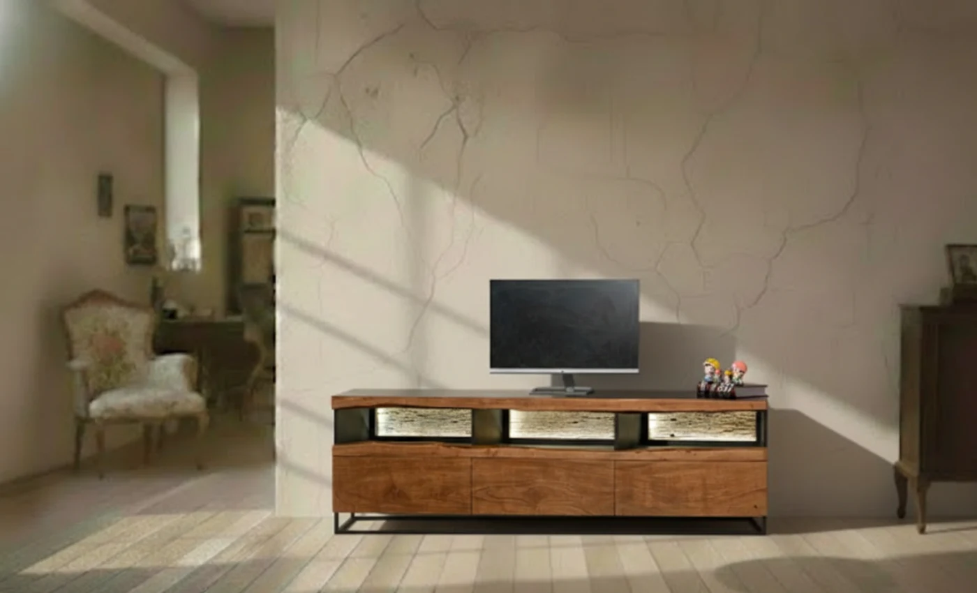 Wooden TV cabinet (KBAR035) Wooden TV cabinet - Image 1